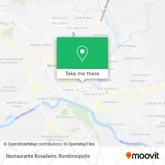 Mapa Restaurante Boiadeiro
