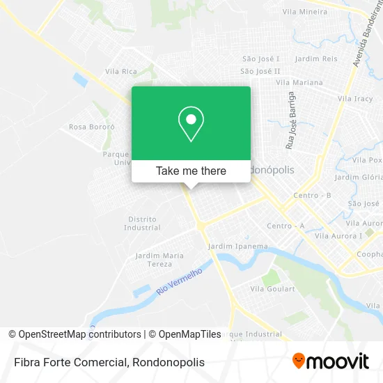 Fibra Forte Comercial map