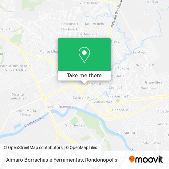 Almaro Borrachas e Ferramentas map