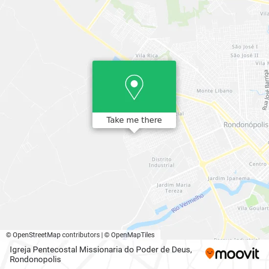 Igreja Pentecostal Missionaria do Poder de Deus map