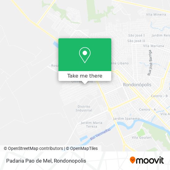 Padaria Pao de Mel map