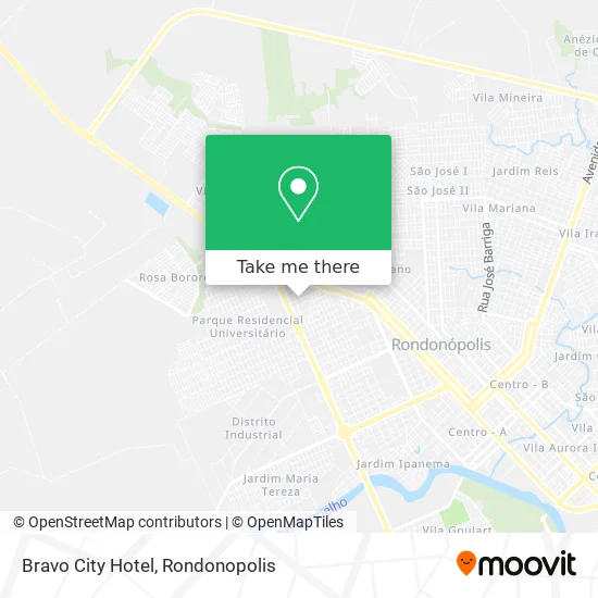 Bravo City Hotel map