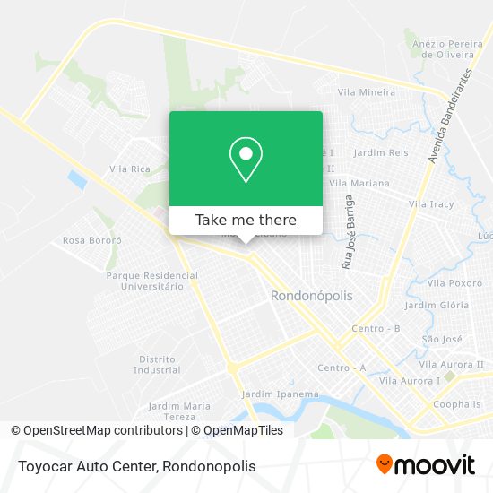 Toyocar Auto Center map