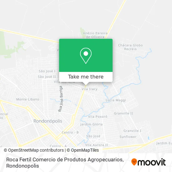 Roca Fertil Comercio de Produtos Agropecuarios map
