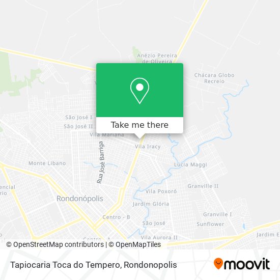 Mapa Tapiocaria Toca do Tempero