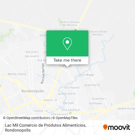 Lac Mil Comercio de Produtos Alimenticios map
