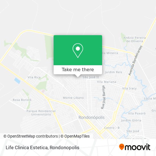 Mapa Life Clinica Estetica