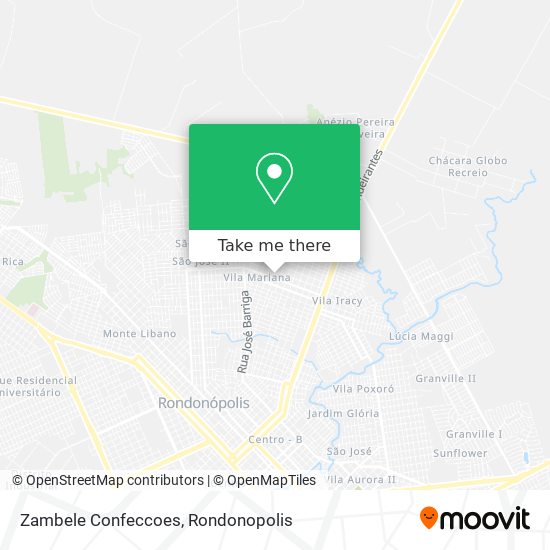 Zambele Confeccoes map