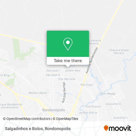 Salgadinhos e Bolos map