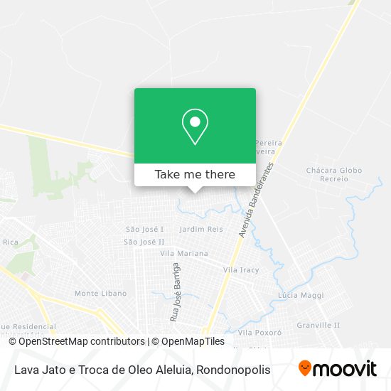 Lava Jato e Troca de Oleo Aleluia map