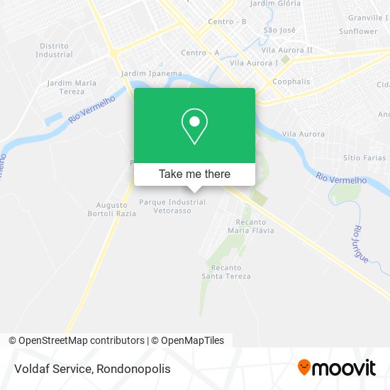 Mapa Voldaf Service