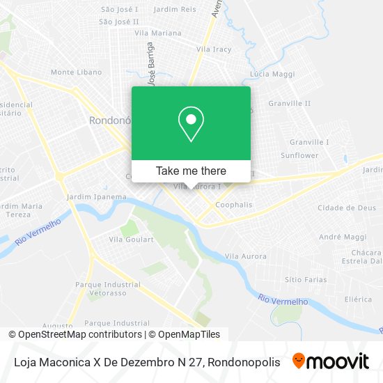 Loja Maconica X De Dezembro N 27 map