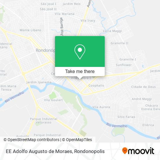 EE Adolfo Augusto de Moraes map