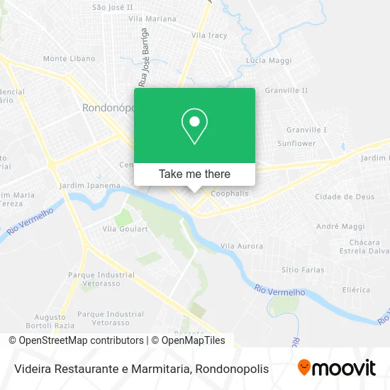 Videira Restaurante e Marmitaria map