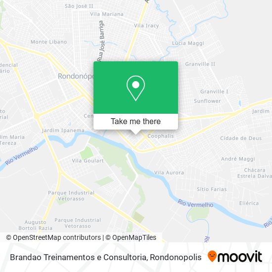 Mapa Brandao Treinamentos e Consultoria