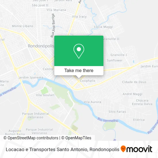 Locacao e Transportes Santo Antonio map
