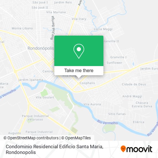 Mapa Condominio Residencial Edificio Santa Maria