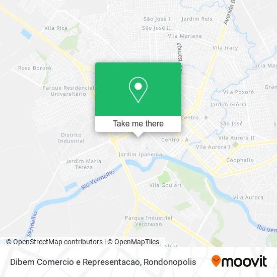 Dibem Comercio e Representacao map
