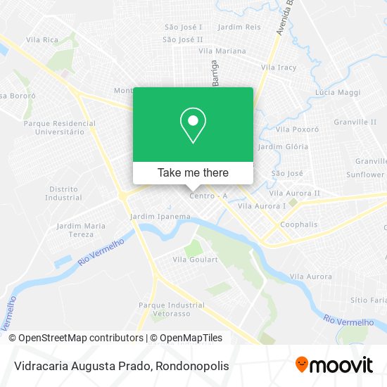 Vidracaria Augusta Prado map