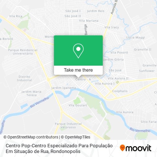 Centro Pop-Centro Especializado Para População Em Situação de Rua map