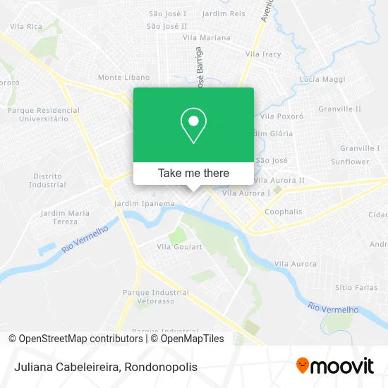 Juliana Cabeleireira map