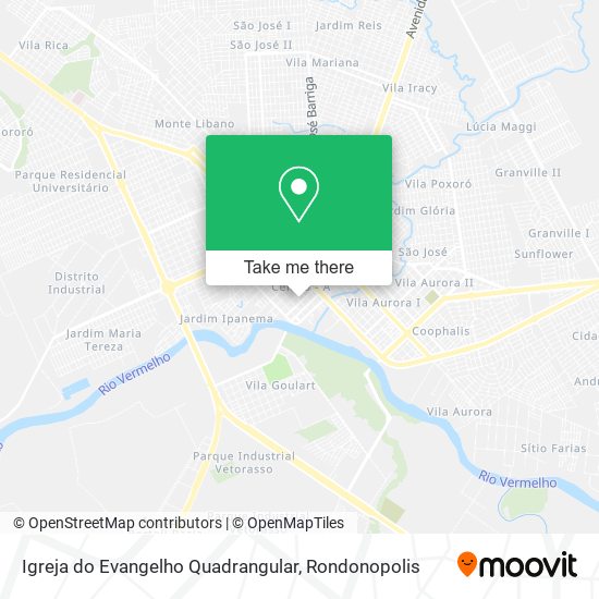 Igreja do Evangelho Quadrangular map