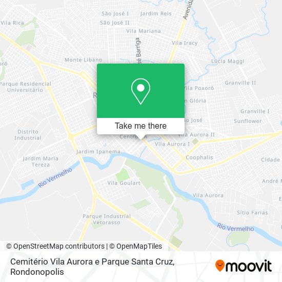 Cemitério Vila Aurora e Parque Santa Cruz map