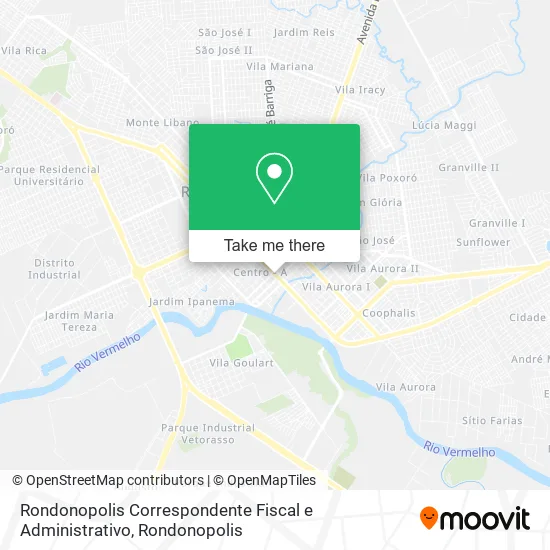 Rondonopolis Correspondente Fiscal e Administrativo map