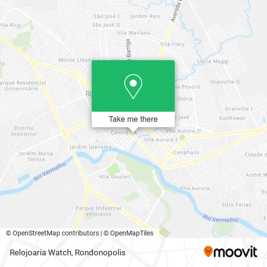 Relojoaria Watch map