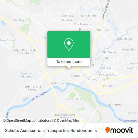 Mapa Schults Assessoria e Transportes