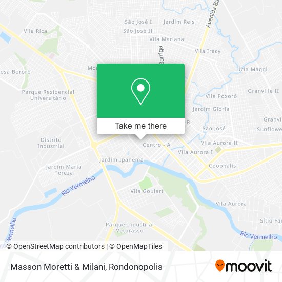Masson Moretti & Milani map