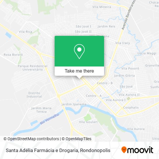 Santa Adélia Farmácia e Drogaria map