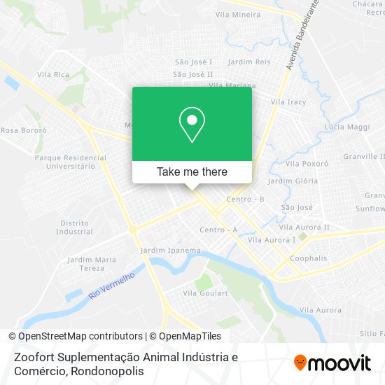 Zoofort Suplementação Animal Indústria e Comércio map
