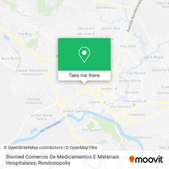 Biomed Comercio De Medicamentos E Materiais Hospitalares map