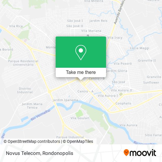 Novus Telecom map