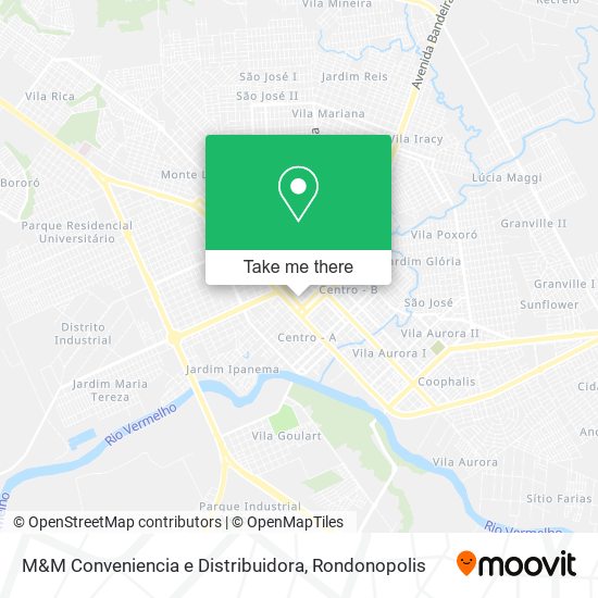 Mapa M&M Conveniencia e Distribuidora