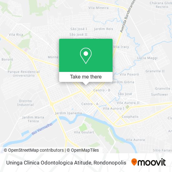 Uninga Clinica Odontologica Atitude map
