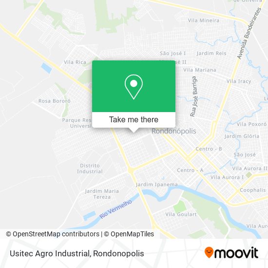 Usitec Agro Industrial map