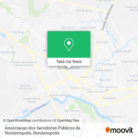 Associacao dos Servidores Publicos de Rondonopolis map