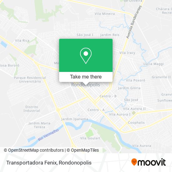 Transportadora Fenix map