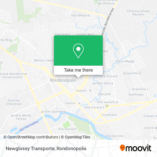 Newglossy Transporte map