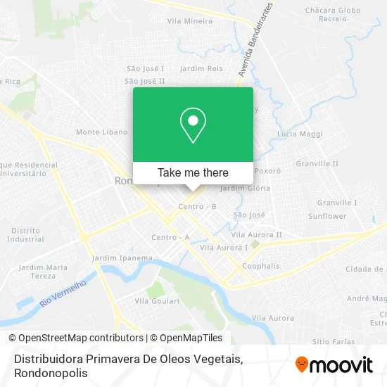 Distribuidora Primavera De Oleos Vegetais map