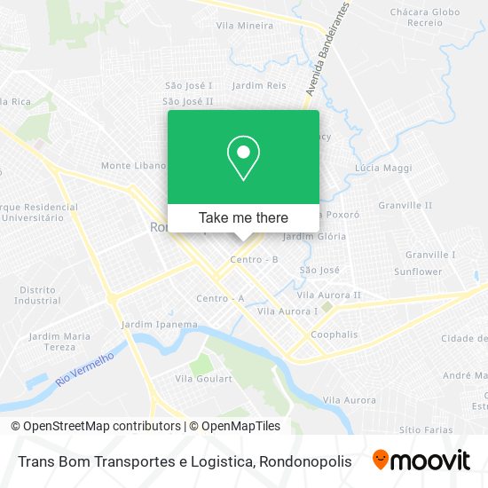 Mapa Trans Bom Transportes e Logistica