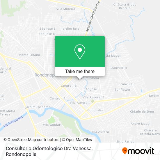 Consultório Odontológico Dra Vanessa map