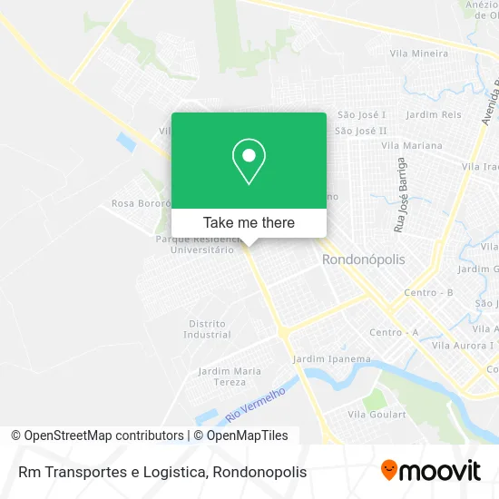 Rm Transportes e Logistica map