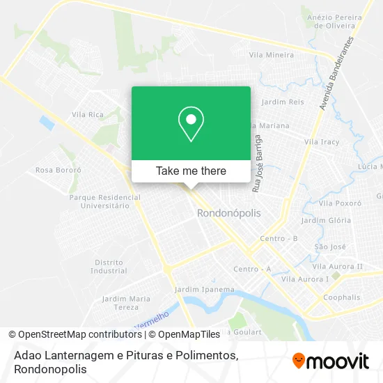 Adao Lanternagem e Pituras e Polimentos map