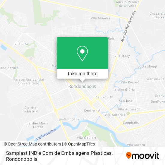 Mapa Samplast IND e Com de Embalagens Plasticas