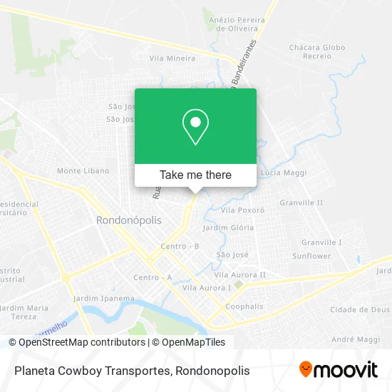 Planeta Cowboy Transportes map