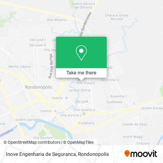 Inove Engenharia de Seguranca map