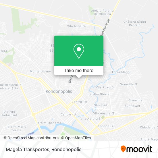 Magela Transportes map